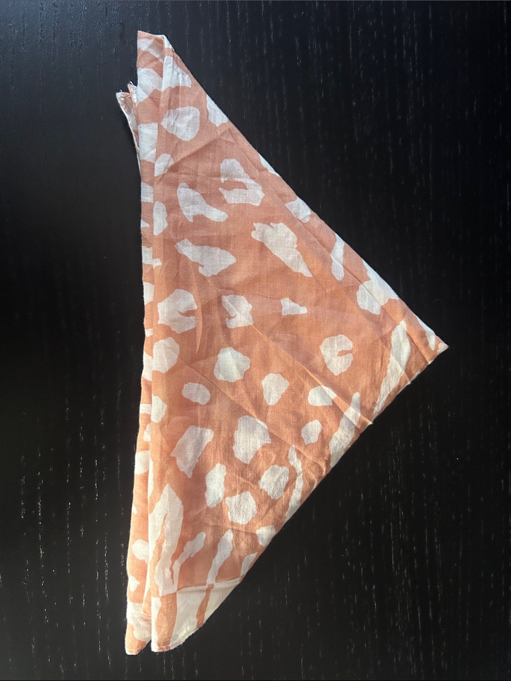 Madewell Animal Print Bandana Bib